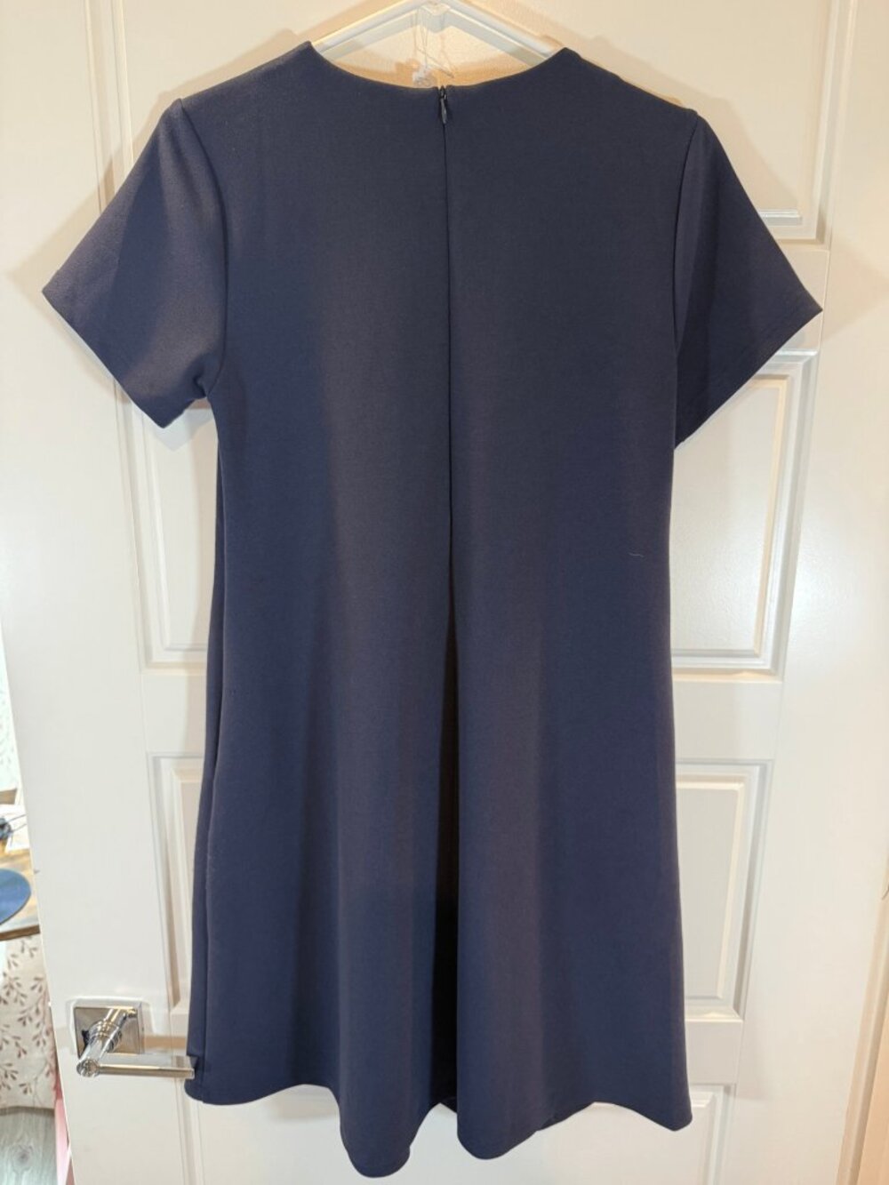 Gracia Navy Blue Fit and Flare Dress Size S